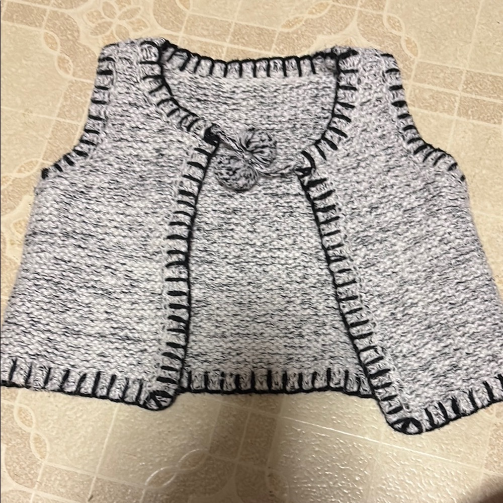 Baby’s Gray Sweater Vest